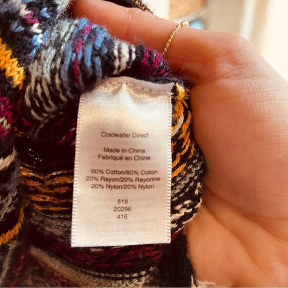 Coldwater Creek Patchwork Sweater Tunic - Picture 4 of 4